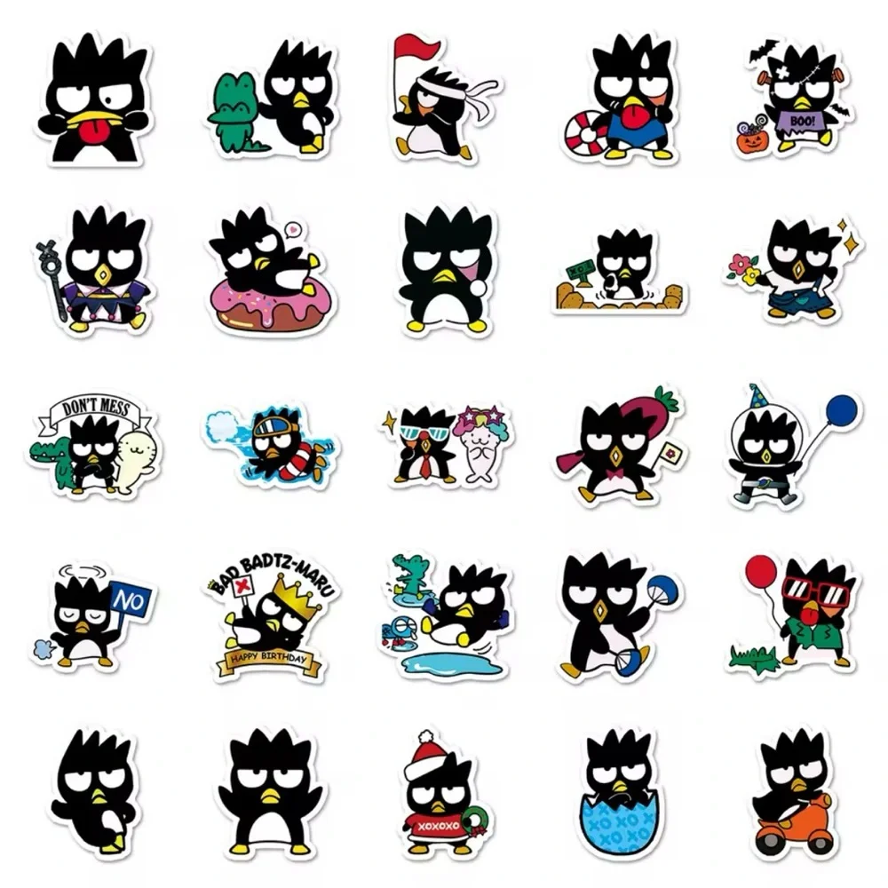 Sanrio Badtz Maru Waterproof Vinyl Sticker Packs